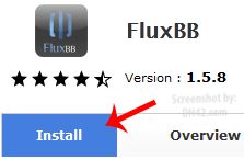 FluxBB install