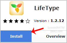 LifeType Installation