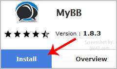 MyBB Install