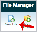 Cpanel New File Text