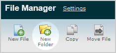 Cpanel File Manager New Folder