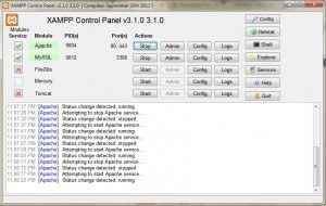 Xampp Running