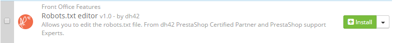 PrestaShop robots.txt