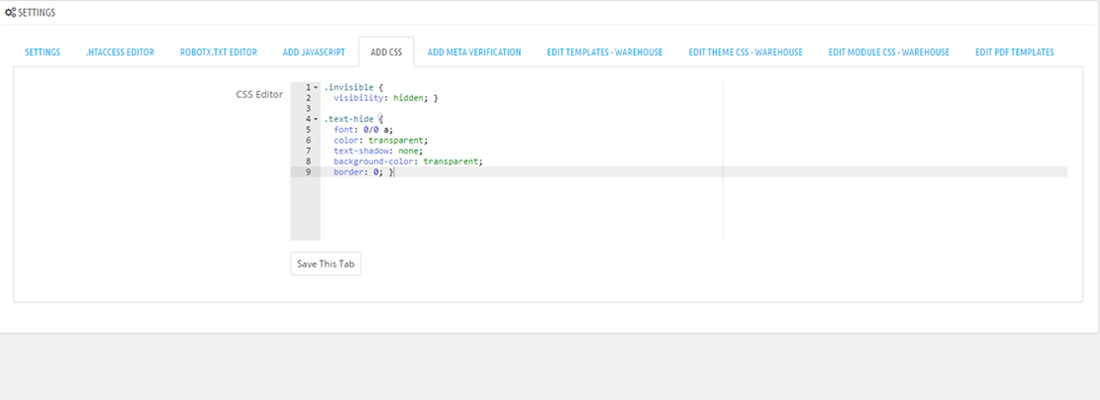 PrestaShop Editor Module